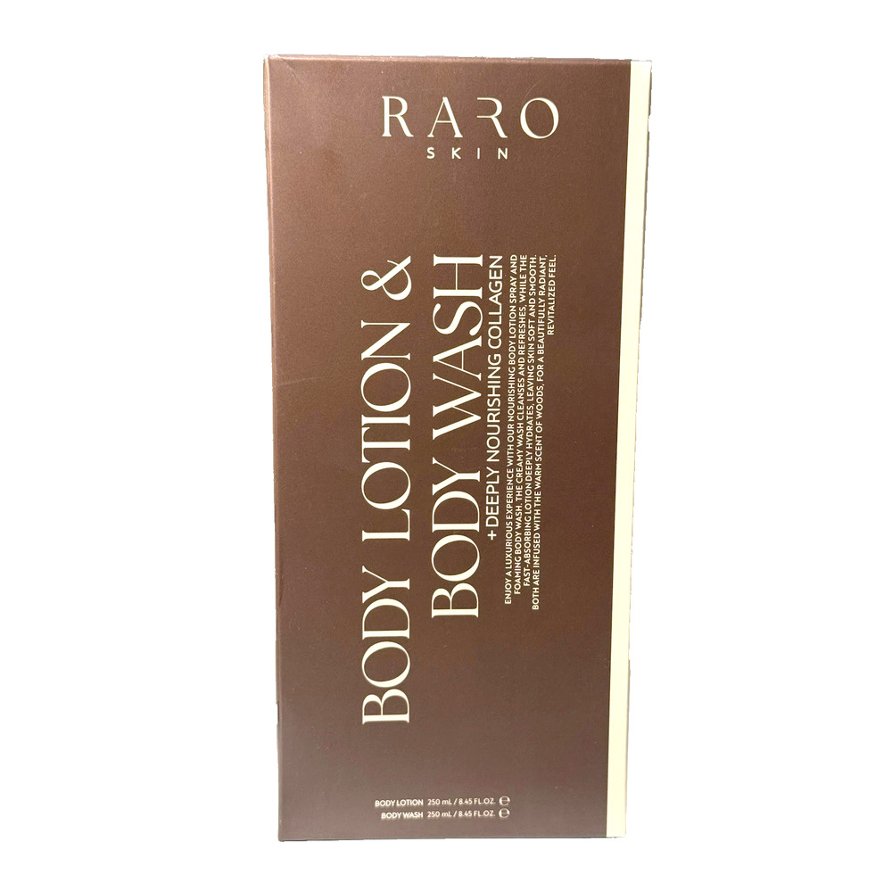RARO Skin Collagen Body Lotion And Wash Set Deeply Nourishing 250mL Korea NIB